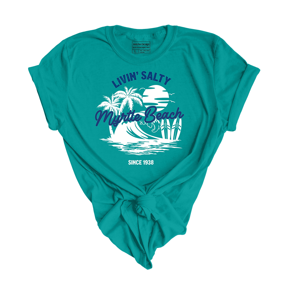 Livin Salty Myrtle Beach Tee T-Shirt