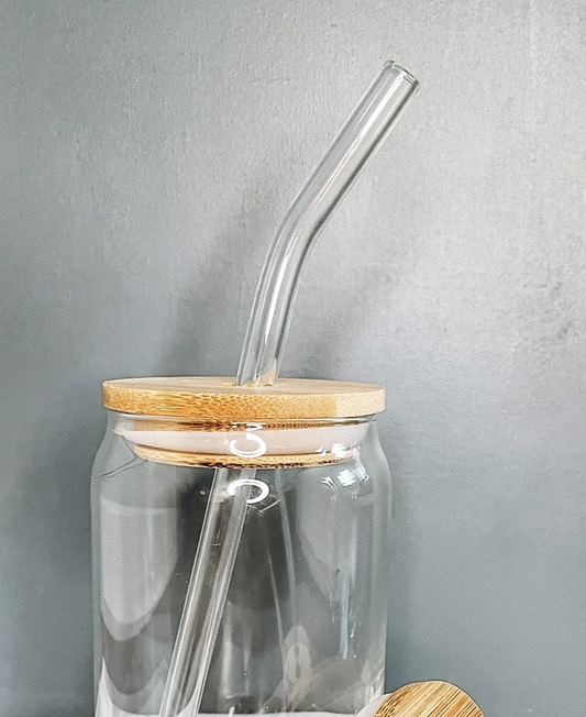 Reusable Glass Straw for Can Glasses