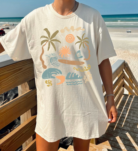 Retro Beach Tee