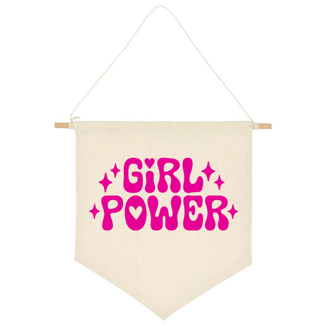 Girl Power Canvas Banner