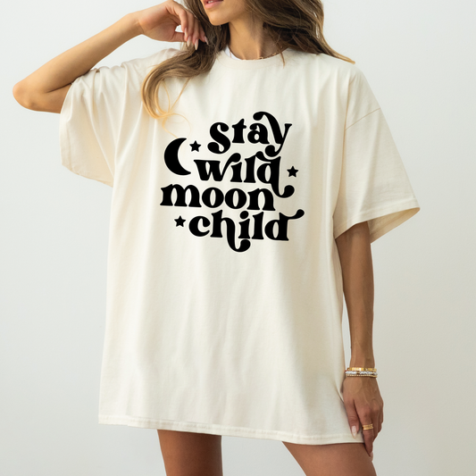 Adult Stay Wild Moon Child Tee